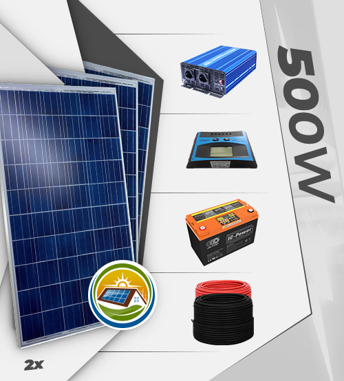 Solar Paket 800W - Lamba, TV, Uydu, Orta Boy Buzdolabı ve Şarj